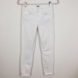 PAIGE Women's Skinny Jeans in White